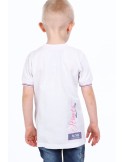 Weißes Jungen-T-Shirt mit Aufschrift NDZ7357 – Online-Shop – Boutique